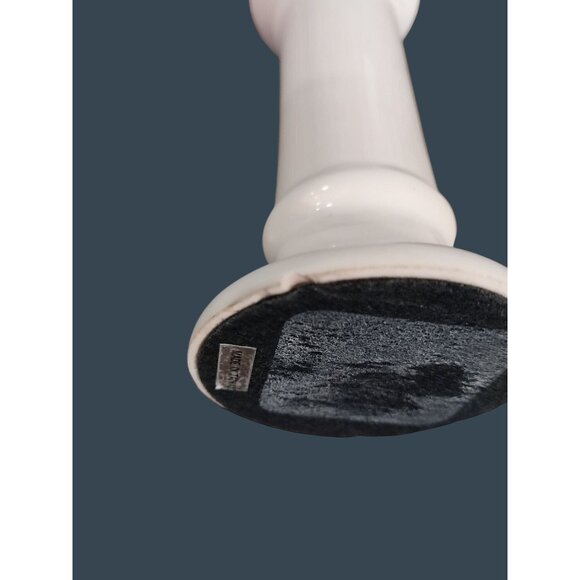 Vintage Cherub Angel Cupid And White Columns Ceramic Candlestick Candle Holders - Picture 7 of 7